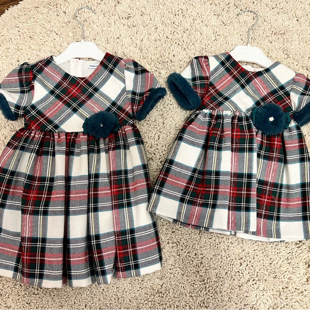 Mayoral baby Girls Christmas/Holiday Dresses 12month